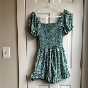 Flattering floral romper